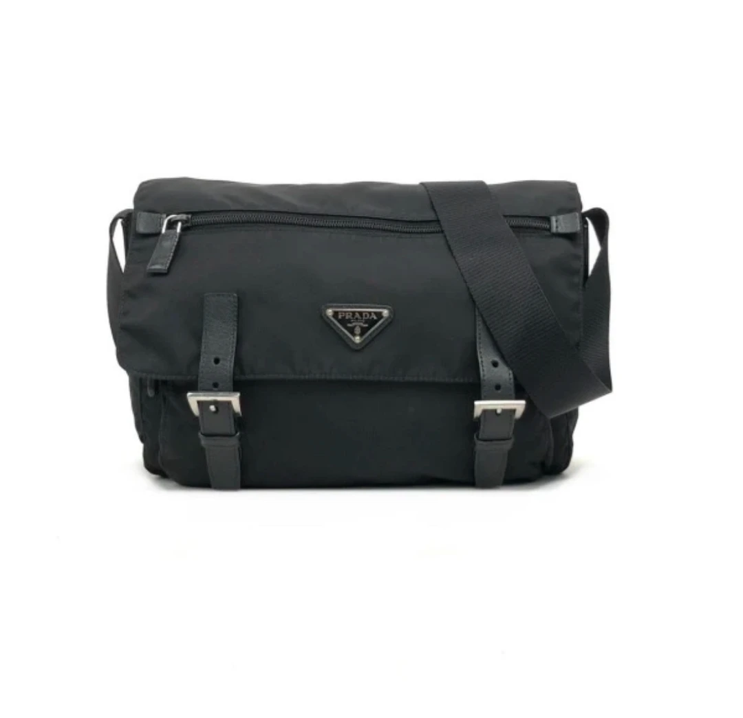 95新 Prada/普拉达 PRADA/普拉达降落伞邮差单肩包 20123