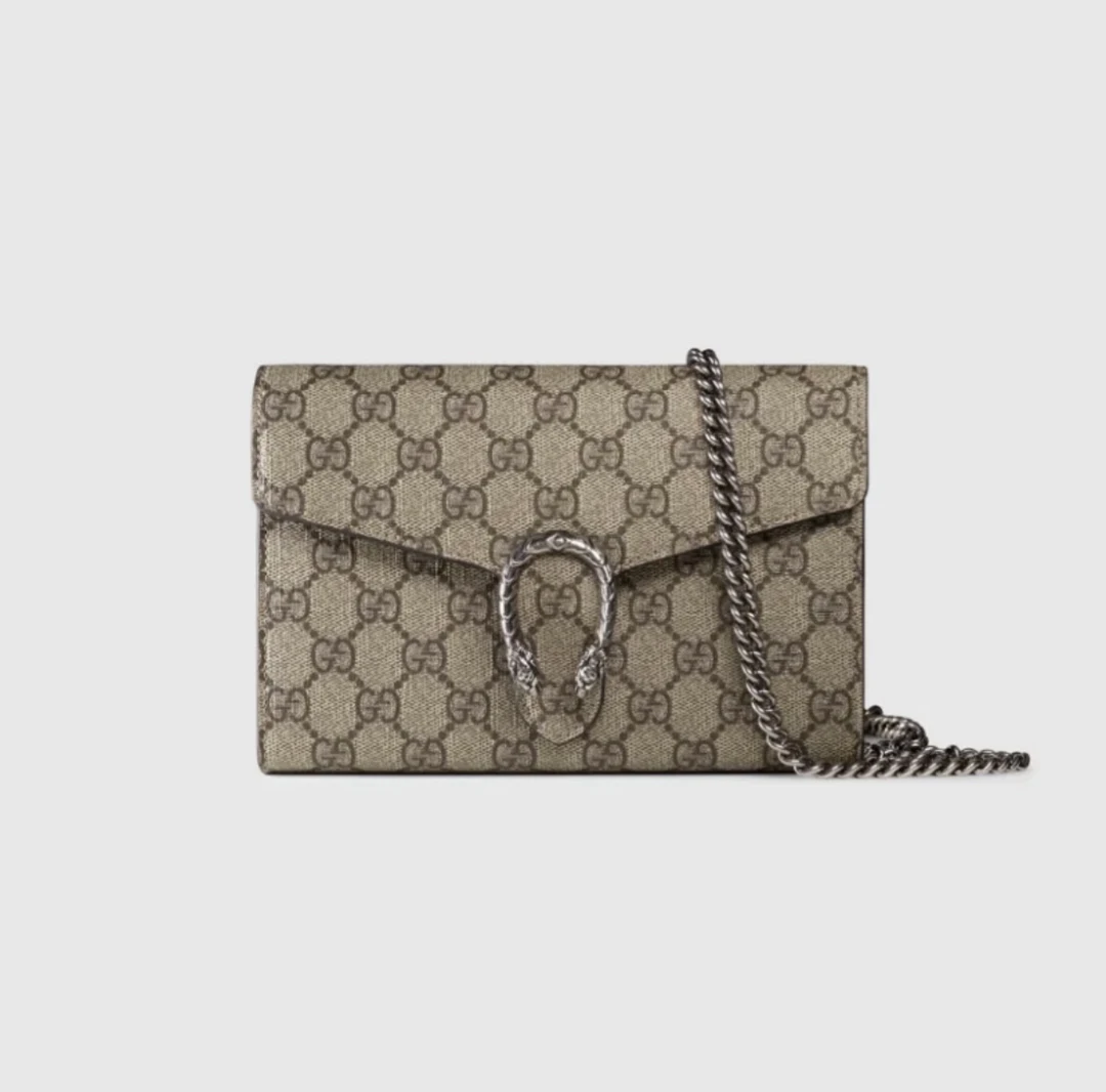 95新 GUCCI/古驰 GUCCI/古驰 酒神老花woc棕色内里 30812