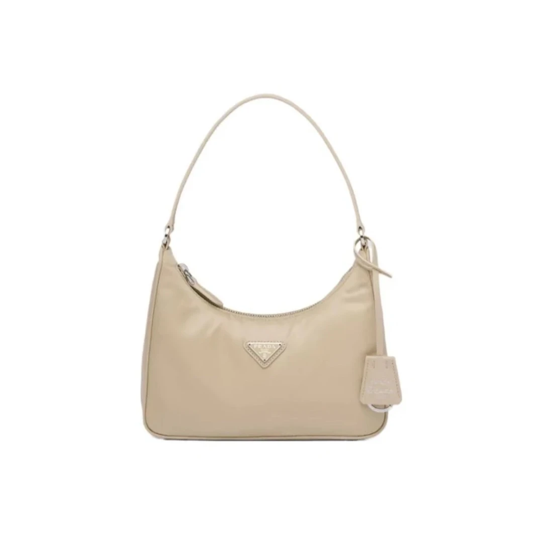 95新 Prada/普拉达 PRADA/普拉达 裸色降落伞腋下包 H32648