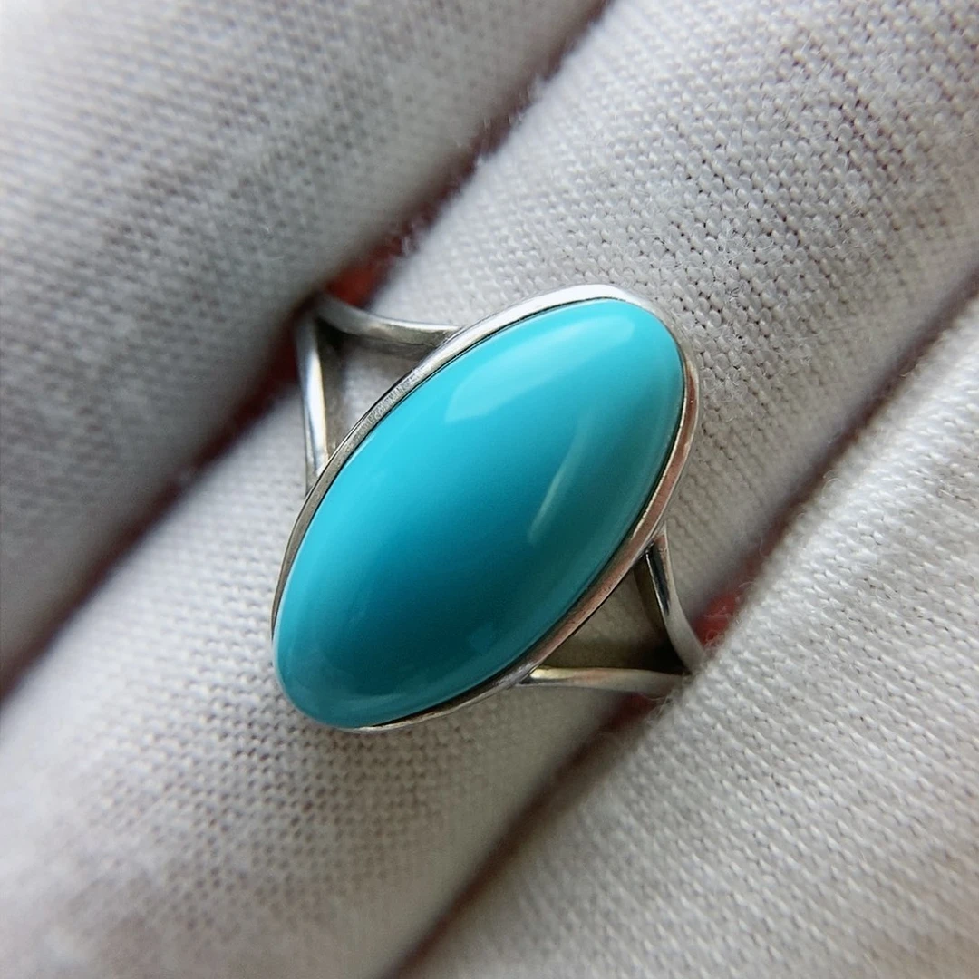 绿松石配饰银S925镶嵌