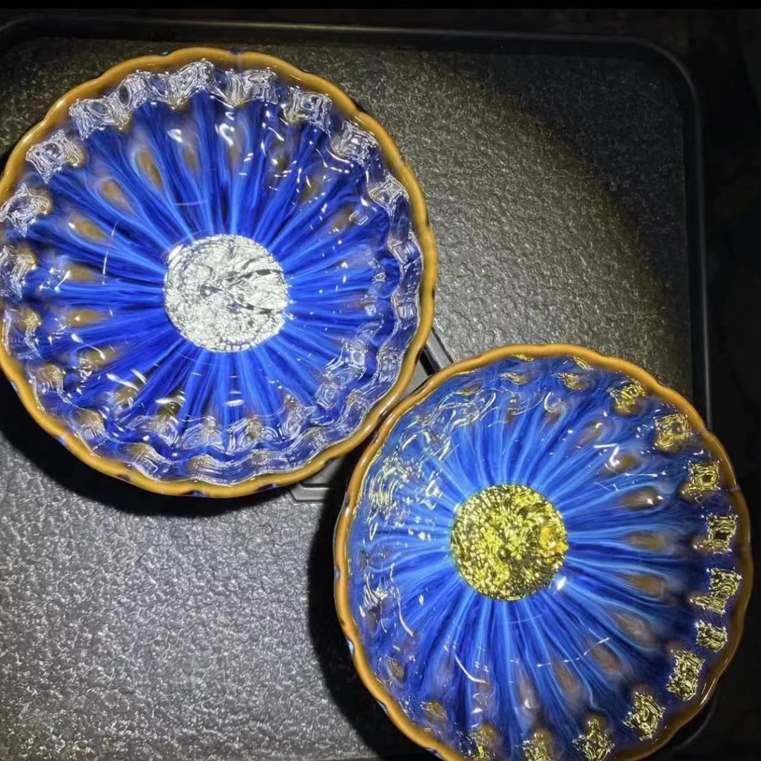 窑变回蓝（金龙+银龙）对杯