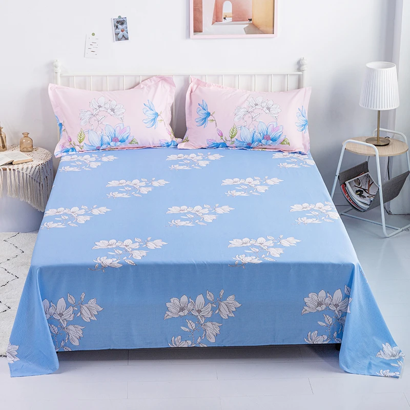 纯棉斜纹床单160*230CM