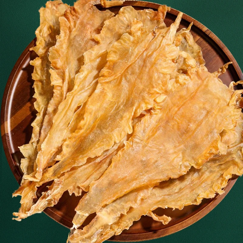 【55头】鳕鱼胶深海花胶足干泡发饱满肉厚煲汤鲜炖甜品500g包邮