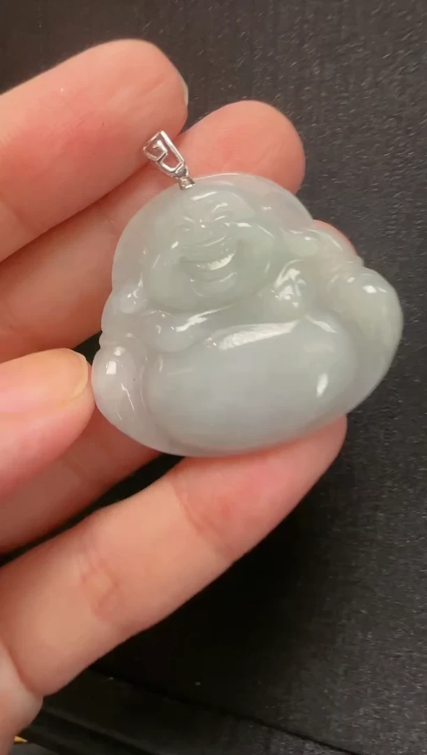 【闪购商品】翡翠颈饰18K金镶嵌526玉佛一个