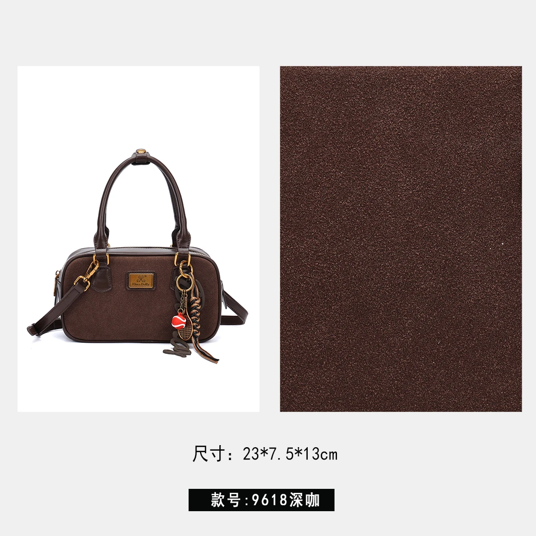 2024新款时尚秋冬斜跨手提单肩女包包9618咖