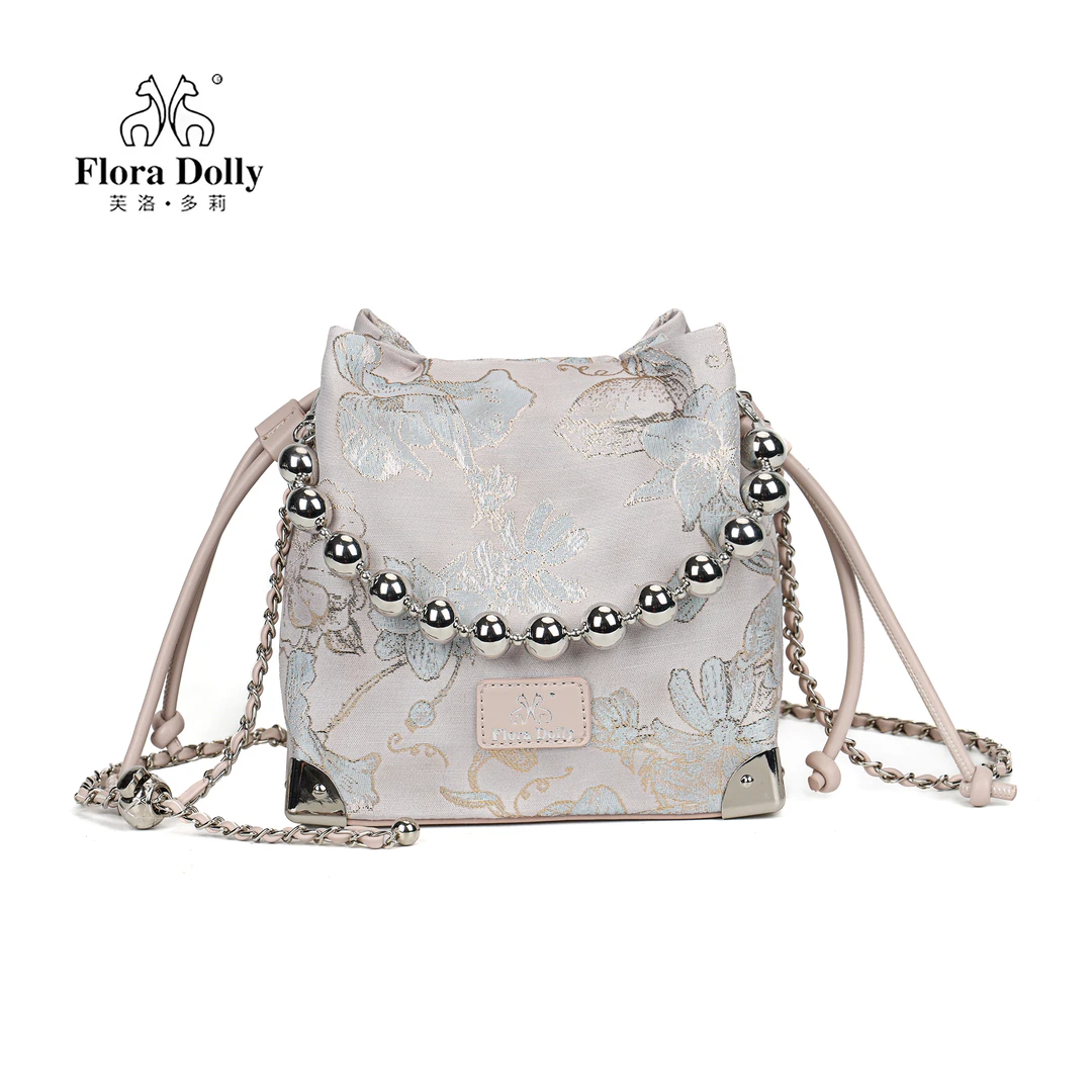 Flora Dolly2024新款百搭时尚网红2024春夏新款链条包包 9877