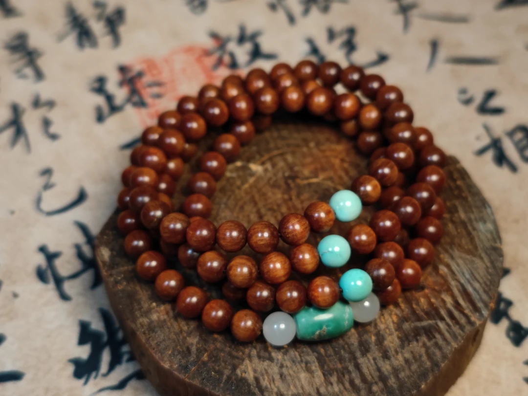 马来西亚血龙木0.6*108木质手串（定制款）