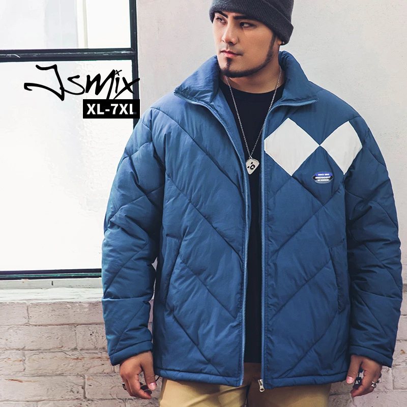 JSMIX大码棉衣潮牌男装美式休闲冬棉服防寒加厚立领棉衣外套7195
