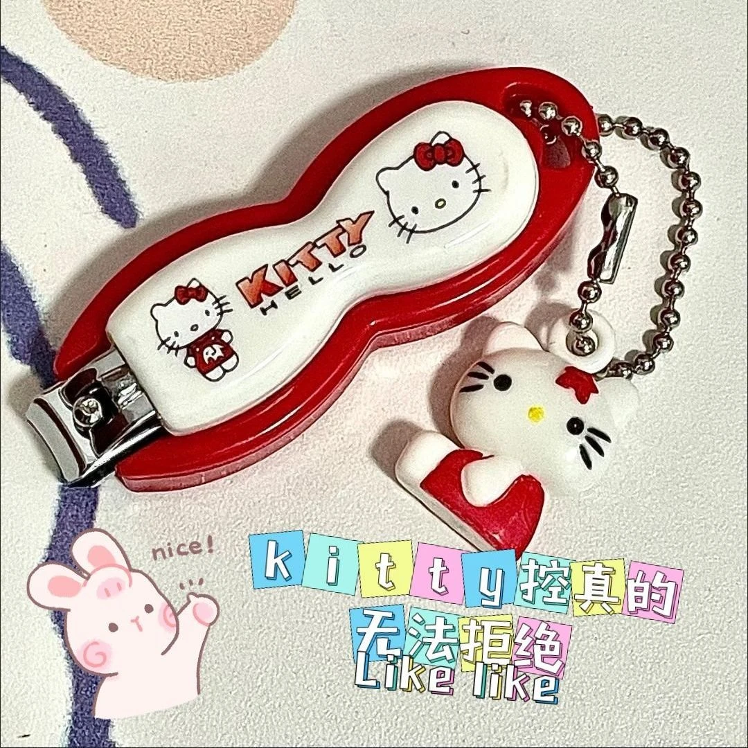 可爱helloKitty指甲剪少女创意迷你便携kt猫指甲钳修甲工具女生