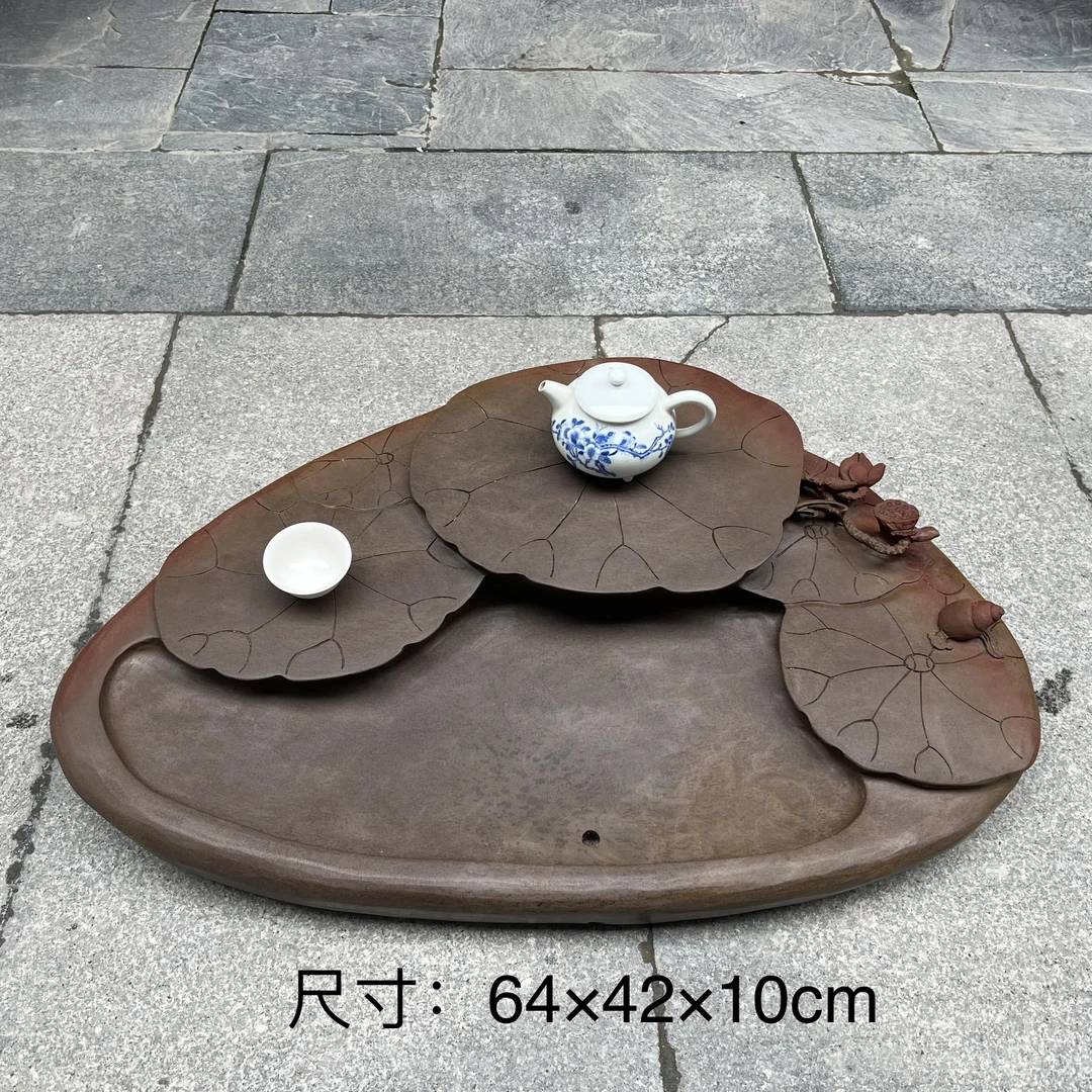 端砚原石整块雕刻多款精雕刻端砚茶盘紫端石天然手工石雕工艺