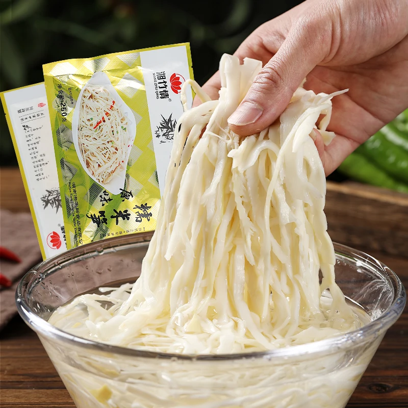 湖南原味糯米笋250g新鲜嫩笋尖笋丝笋干农家特产竹笋开袋即炒脆爽
