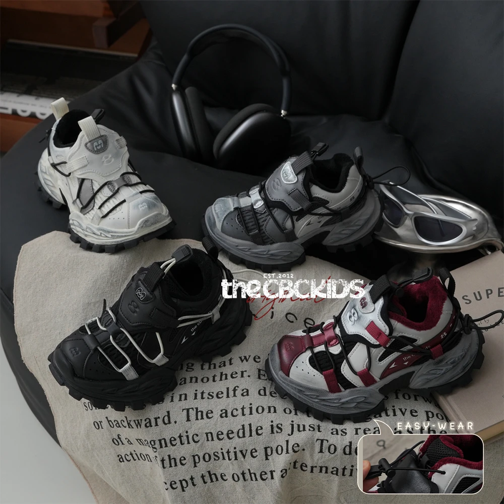 247023软底儿童休闲复古擦色脏脏运动鞋春秋季老爹童鞋