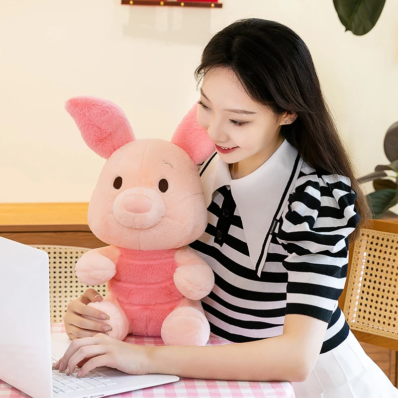 可爱小猪皮杰玩偶小猪公仔毛绒玩具布娃娃睡觉抱枕生日礼物送女生