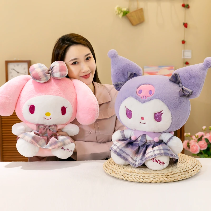 库洛米玩偶美乐蒂公仔高颜值睡觉抱枕毛绒玩具女孩生日礼物送女友