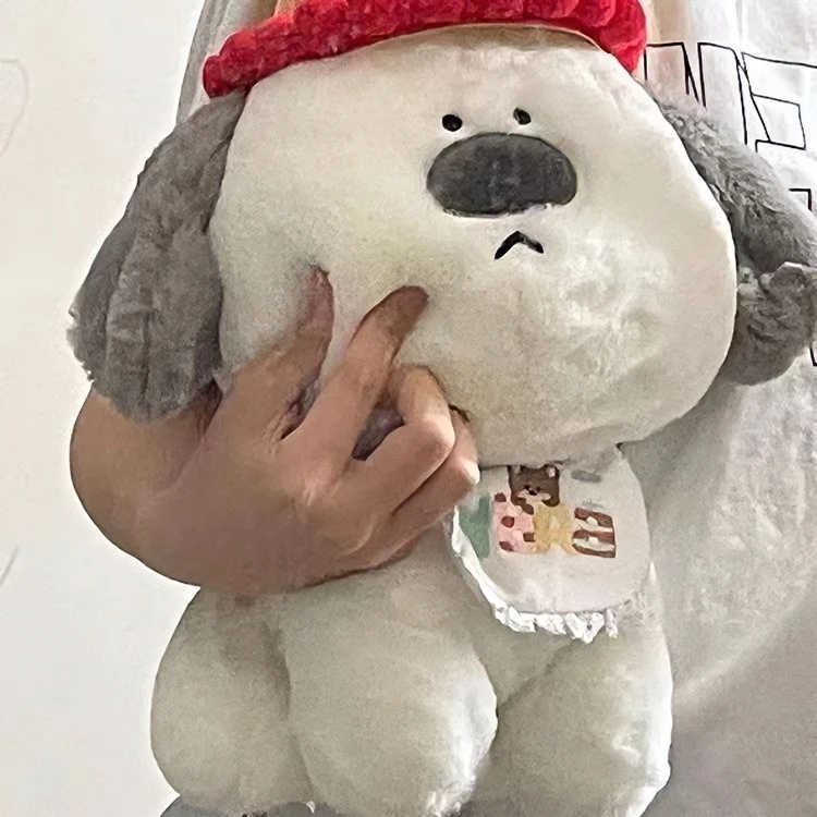 可爱大鼻狗毛绒玩具憨憨狗玩偶超萌公仔布娃娃睡觉抱枕生日礼物女