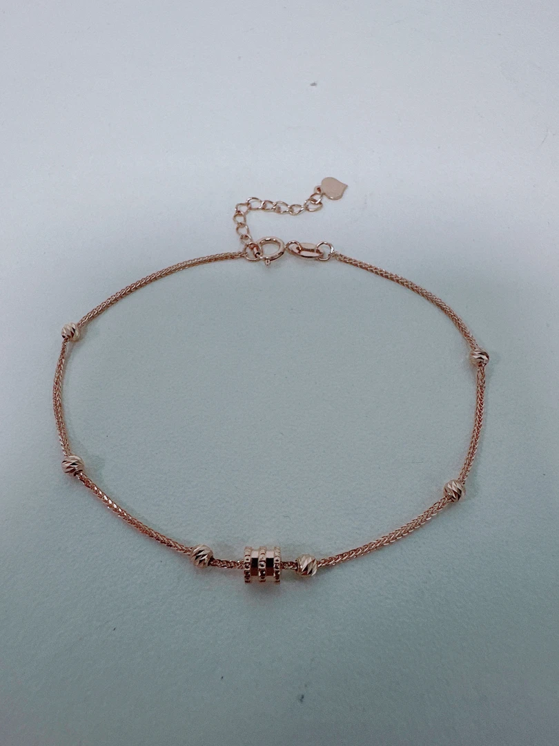 正品18K金小腰手链