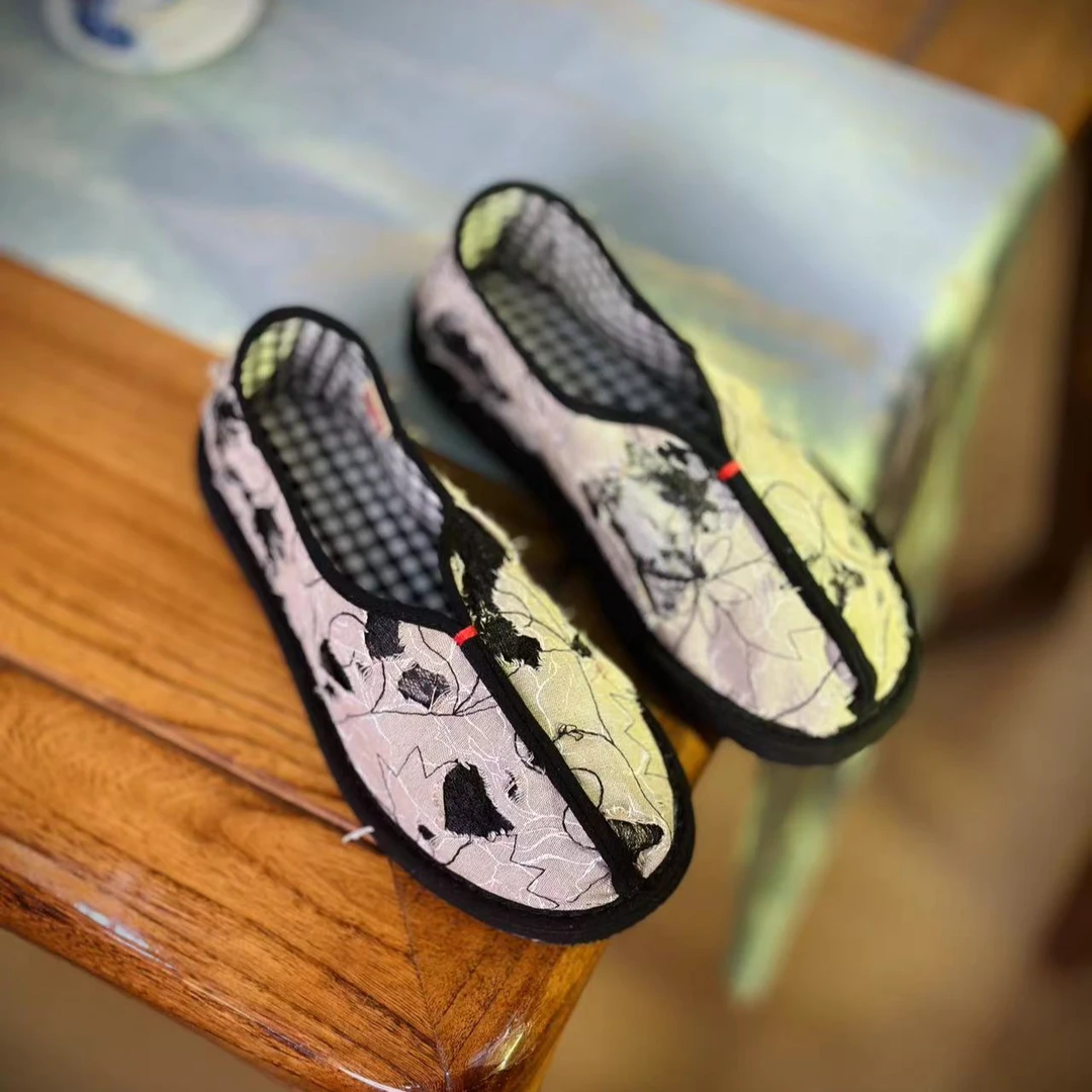 2024春夏季新款【幻影】中国风时尚软底民族风低帮手工千层底布鞋