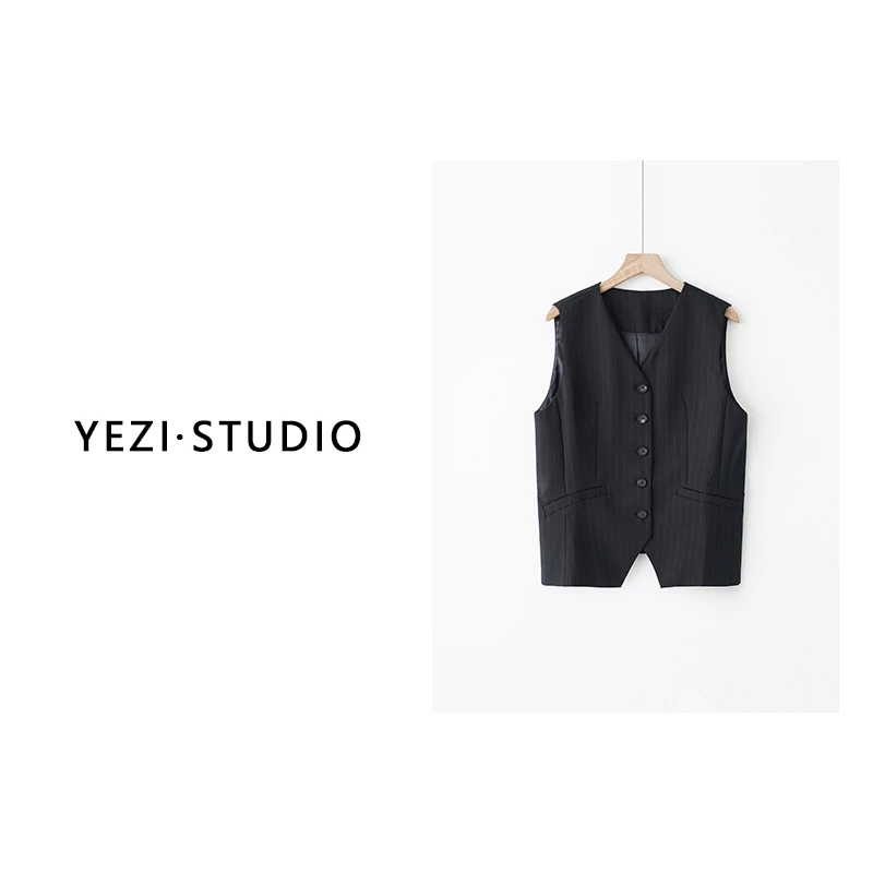 【米兰达-马甲】老钱风意大利进口全羊毛西装马甲套装24315003