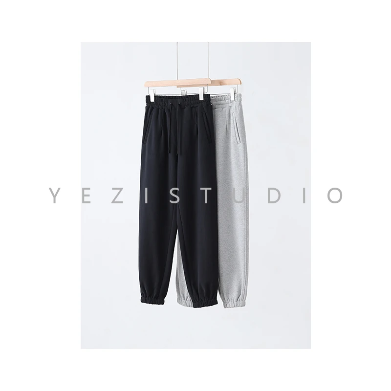 【折】经典阿克苏长绒棉抽绳束脚卫裤23323919