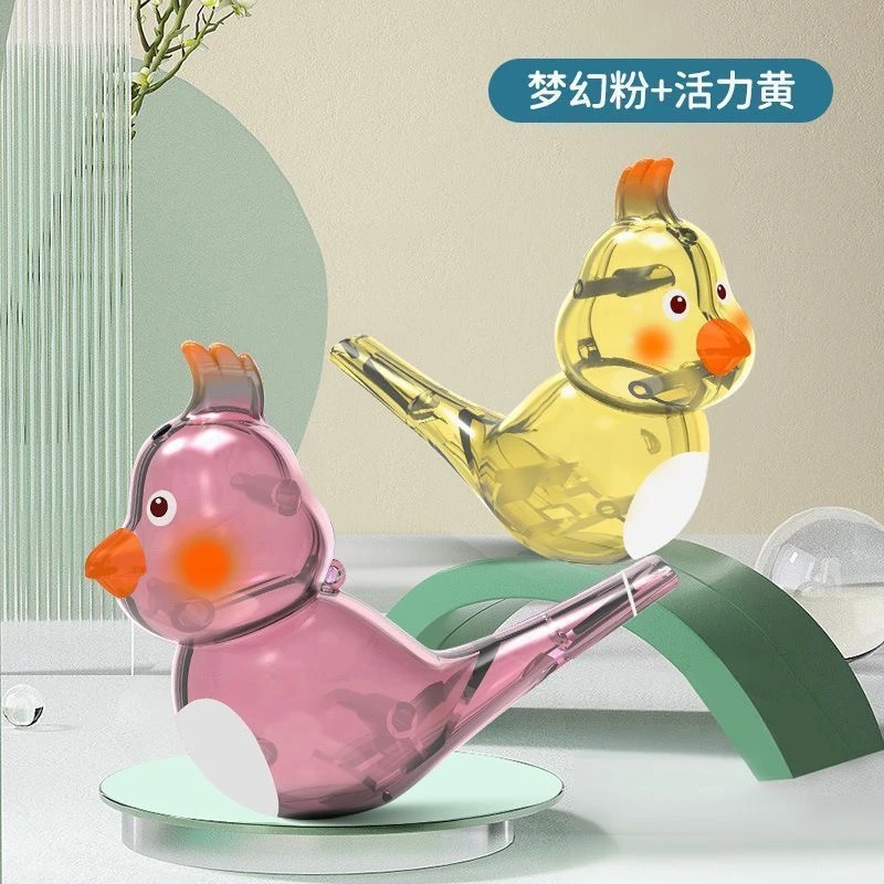 水鸟口哨无毒宝宝注水小鸟吹奏乐器1岁幼儿玩具
