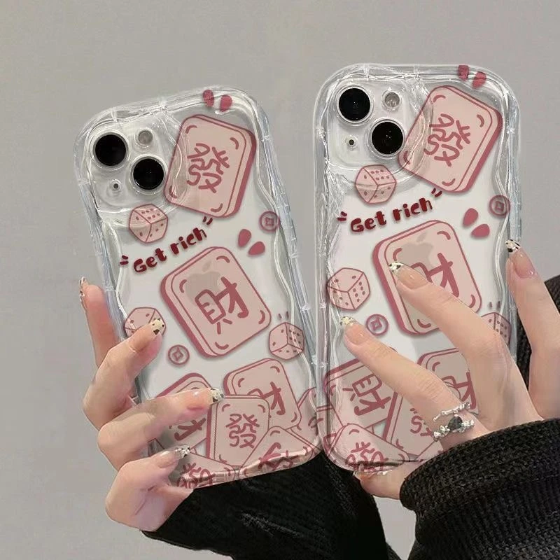 发财适用华为mate60苹果oppo小米15/14/13promax防摔vivo手机壳