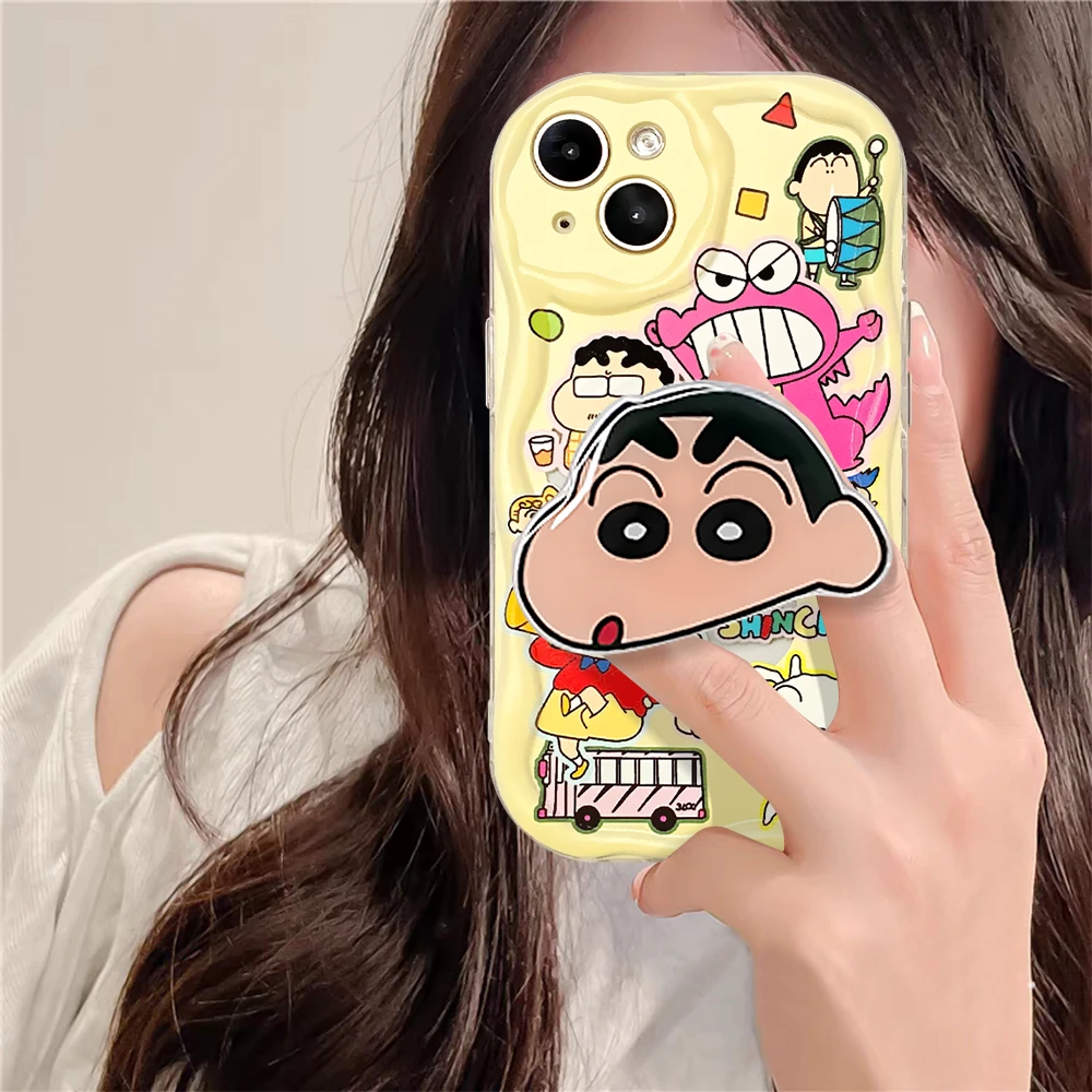 卡通可爱蜡笔小新透明手机壳女 适用苹果/华为/OPPO/VIVO/小米