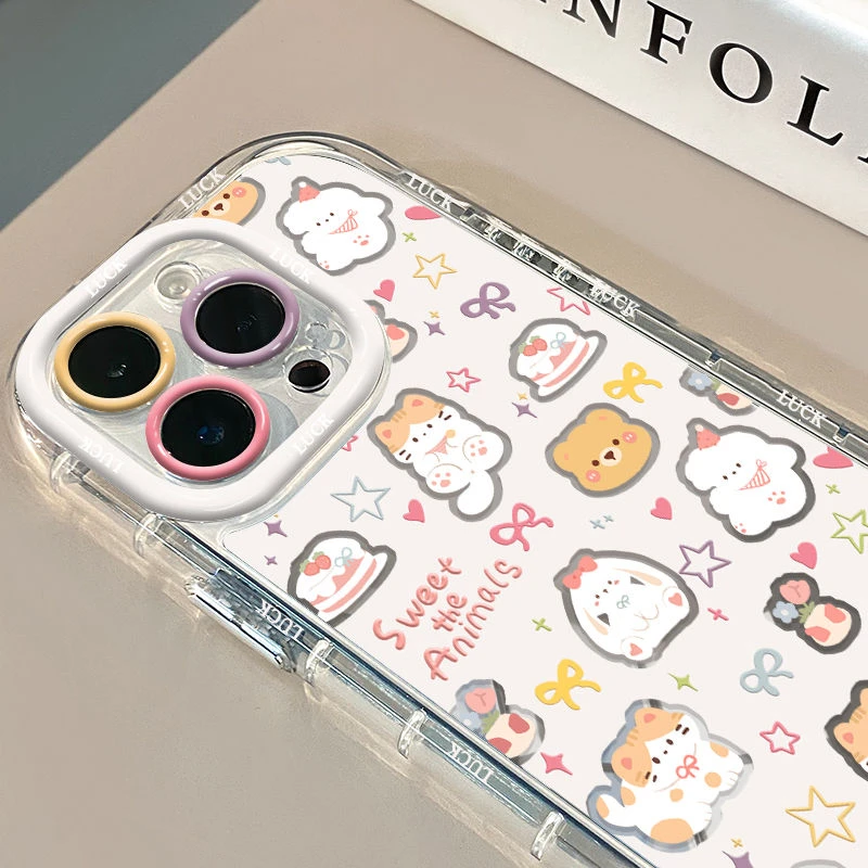 猫咪适用华为mate60苹果oppo小米15/14/13promax防摔vivo手机壳女