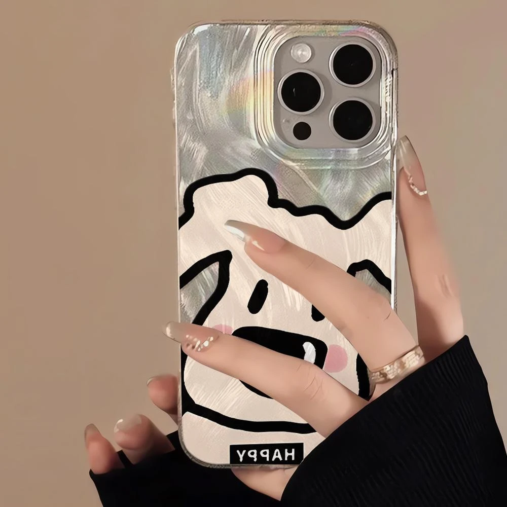 小狗适用华为mate60苹果oppo小米15/14/13promax防摔vivo手机壳女