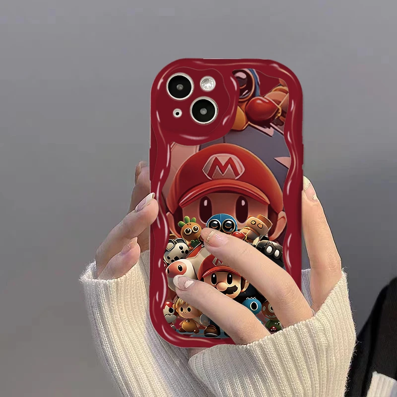 网红马里奥家族 适用iphone15苹果14手机壳13华为vivo小米oppo套