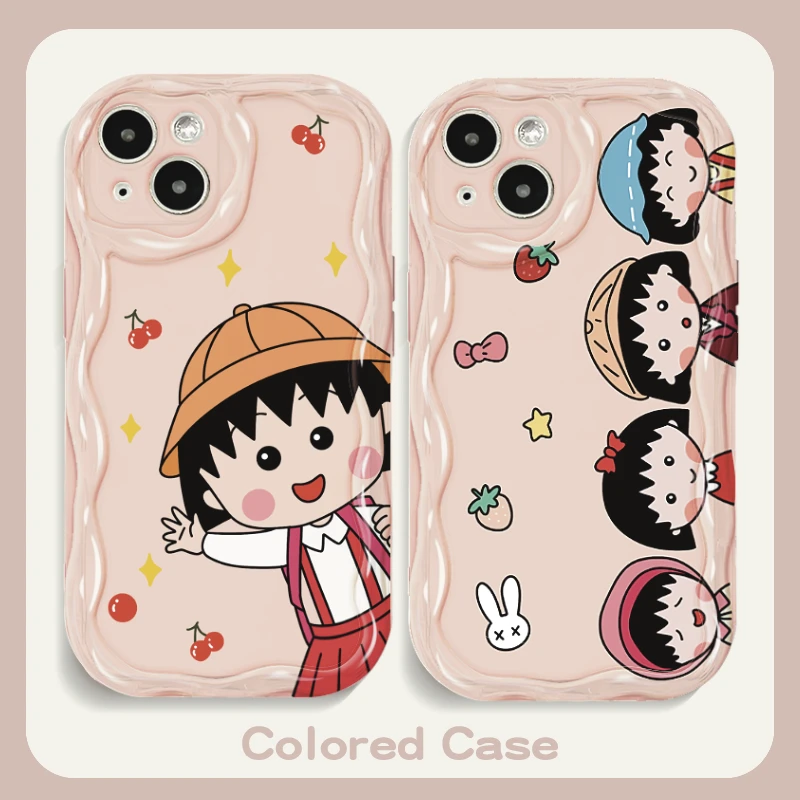 樱桃小丸子适用iphone15苹果14promax13华为vivo小米oppo手机壳女