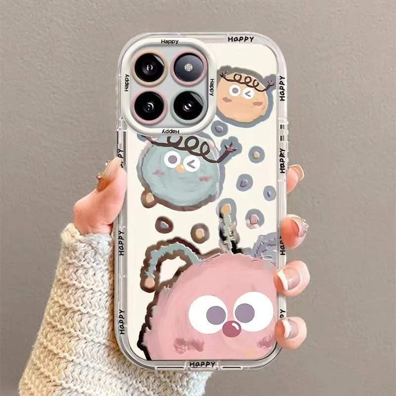 小球适用华为mate60苹果oppo小米15/14/13promax防摔vivo手机壳女