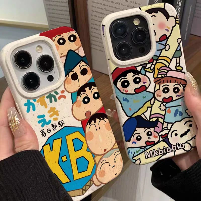 ins创意卡通春日部KB小新手机壳 适用苹果/华为/OPPO/VIVO/小米