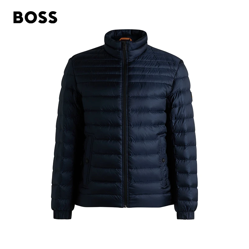BOSS博斯男士  新款薄款休闲时尚经典舒适羽绒夹克50530365