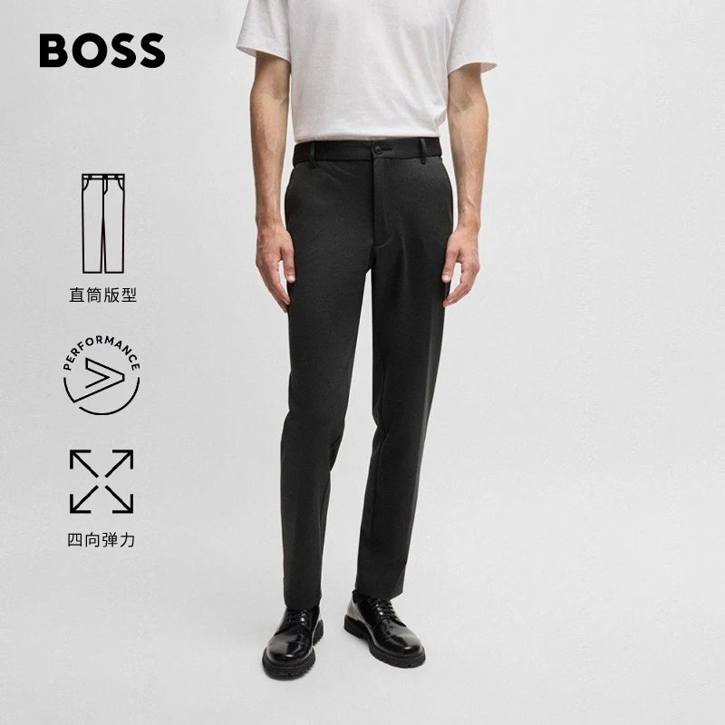 【四向弹力】BOSS博斯男士Performance常规版型休闲长裤50519128