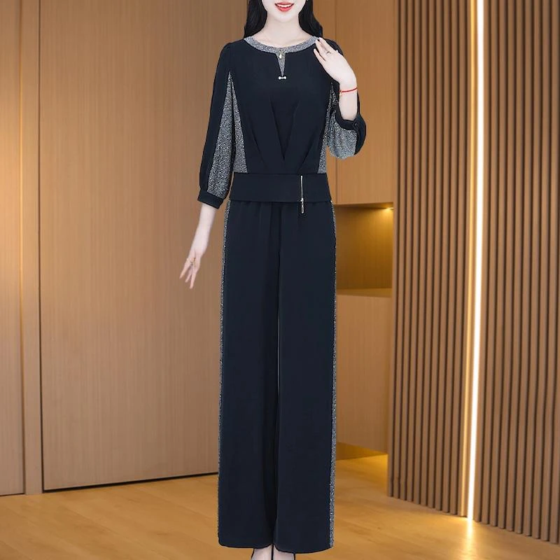 小香风一整套装女开春穿搭2025新款品牌妈妈小个子轻奢高级两件套