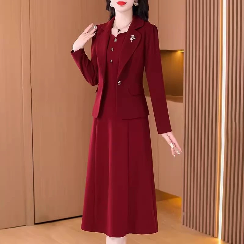 【春款上新】欧货时尚小香风套装春季女装2025新款贵夫人结婚两件套