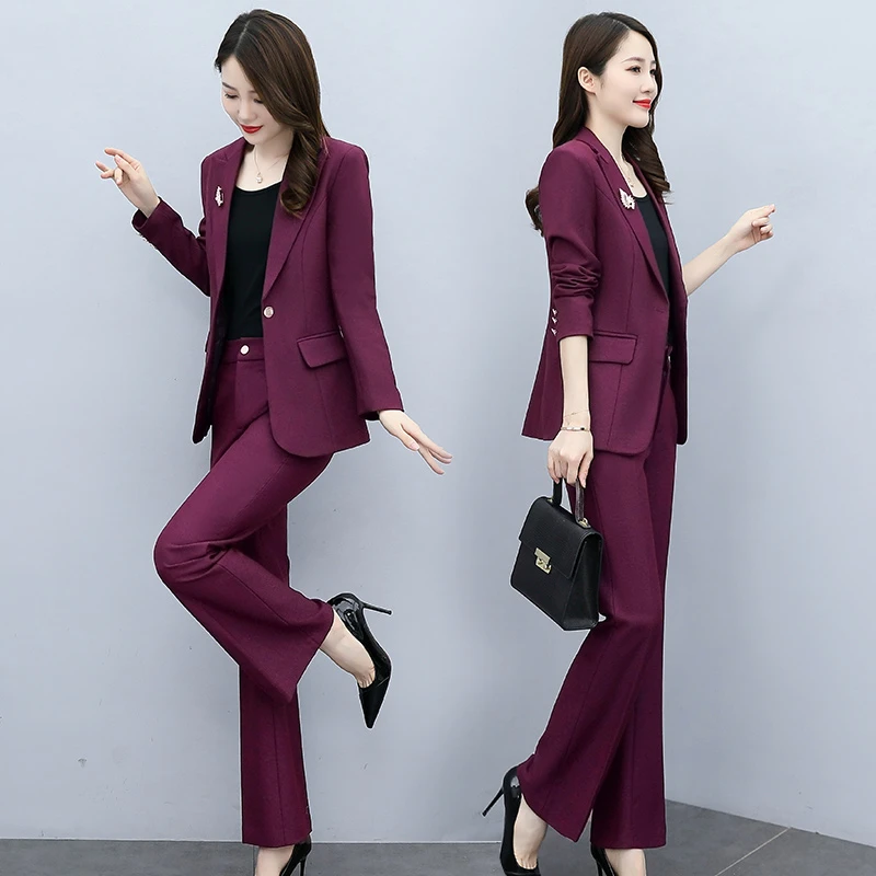 上班族通勤风女装秋2025新款时尚品牌高级感贵夫人品牌西装两件套