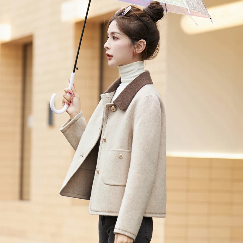 减龄韩版小香风外套女春秋冬款2025新款爆时尚短款小个子上衣秋冬