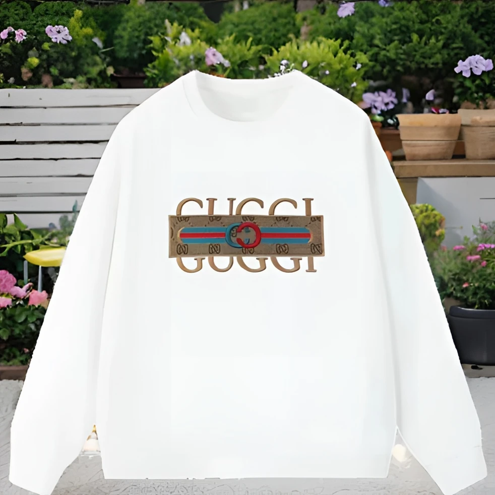 23年秋冬款时尚潮牌保暖加厚款刺绣卫衣