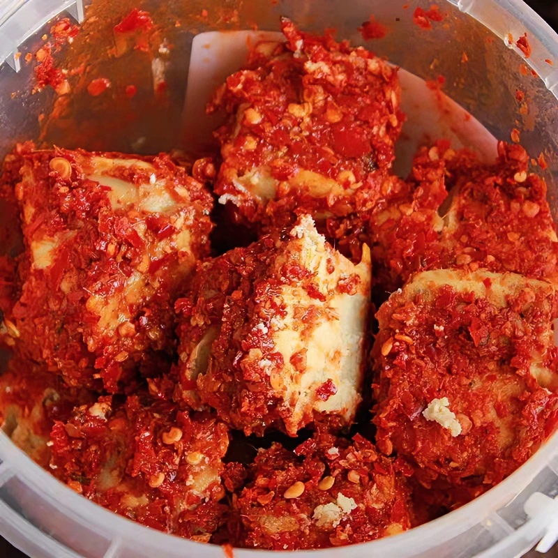 白溪腐乳湖南特产农家精选霉豆腐下饭菜玻璃瓶装香辣腐乳豆酱