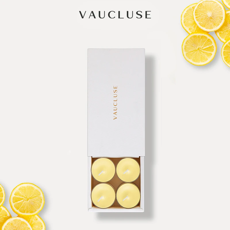 Vaucluse蜡烛柠檬无烟家用香薰茶蜡小众高级生日礼物香薰蜡烛节日