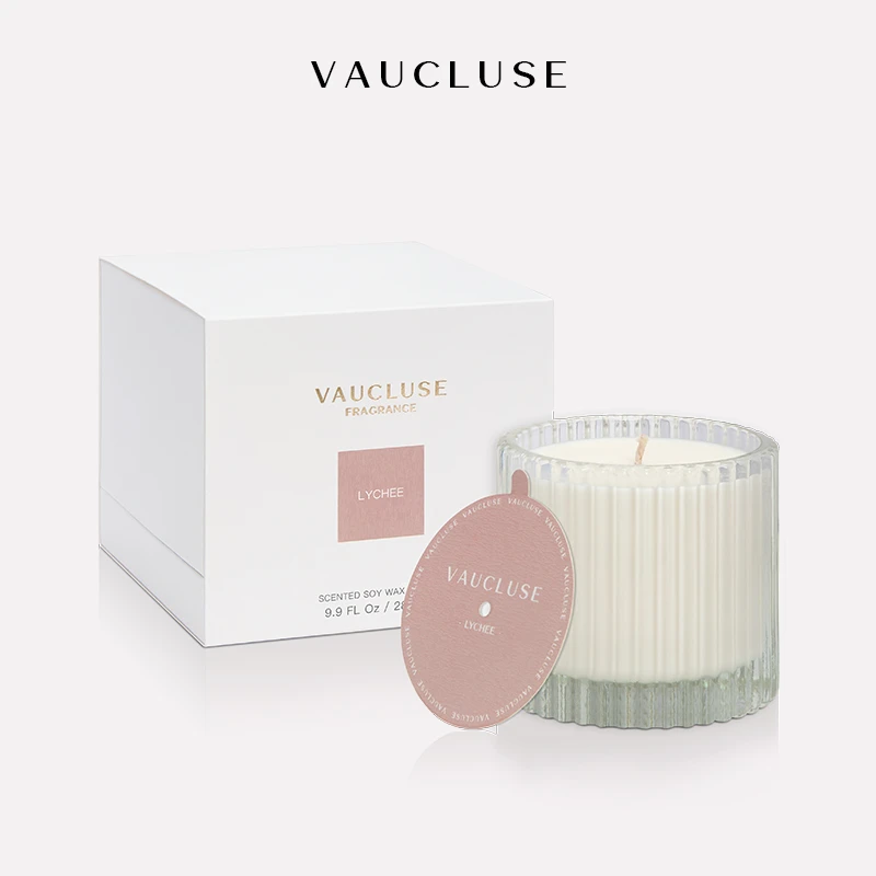 Vaucluse房间香氛香薰蜡烛礼盒荔枝味家用室内持久散香小众礼摆件