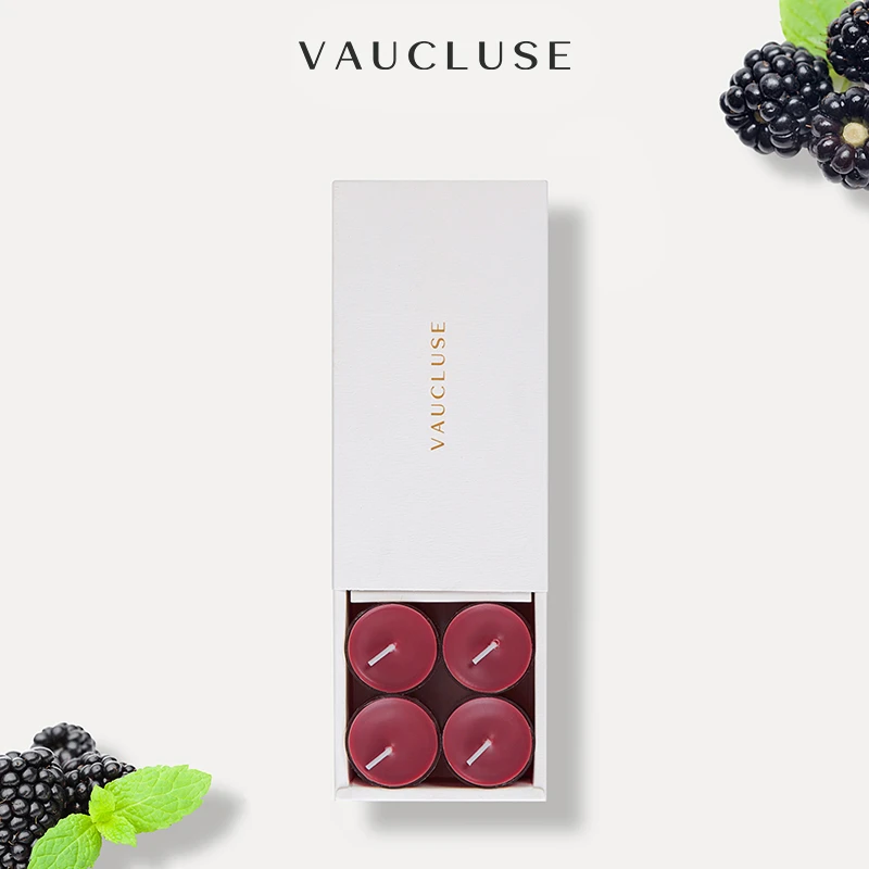 Vaucluse蜡烛黑莓无烟家用香薰茶蜡小众高级生日礼物香薰蜡烛节日