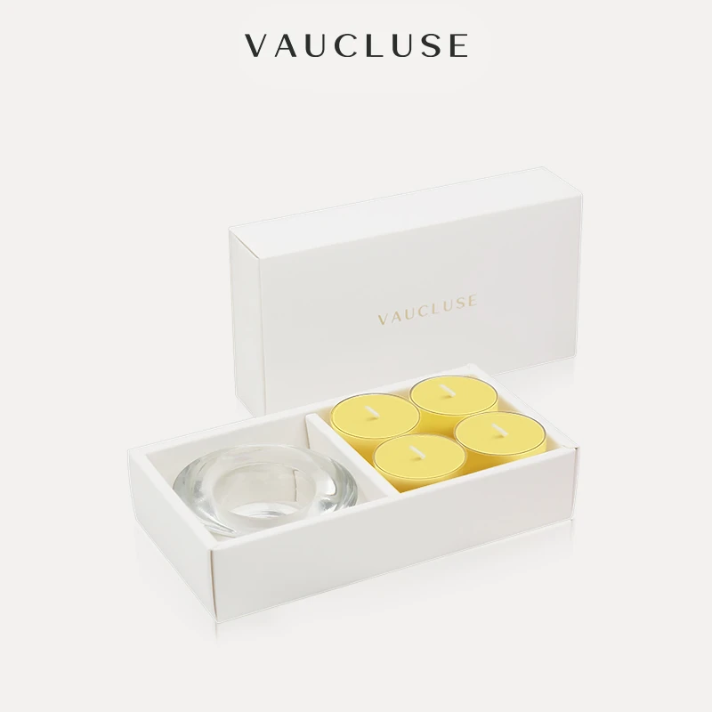 Vaucluse蜡烛柠檬无烟家用香薰茶蜡小众高级生日礼物香薰蜡烛节日