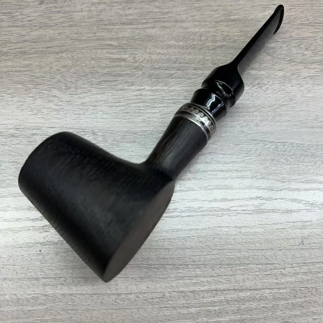 无戳记橡木化石自由式烟斗坐斗老斗