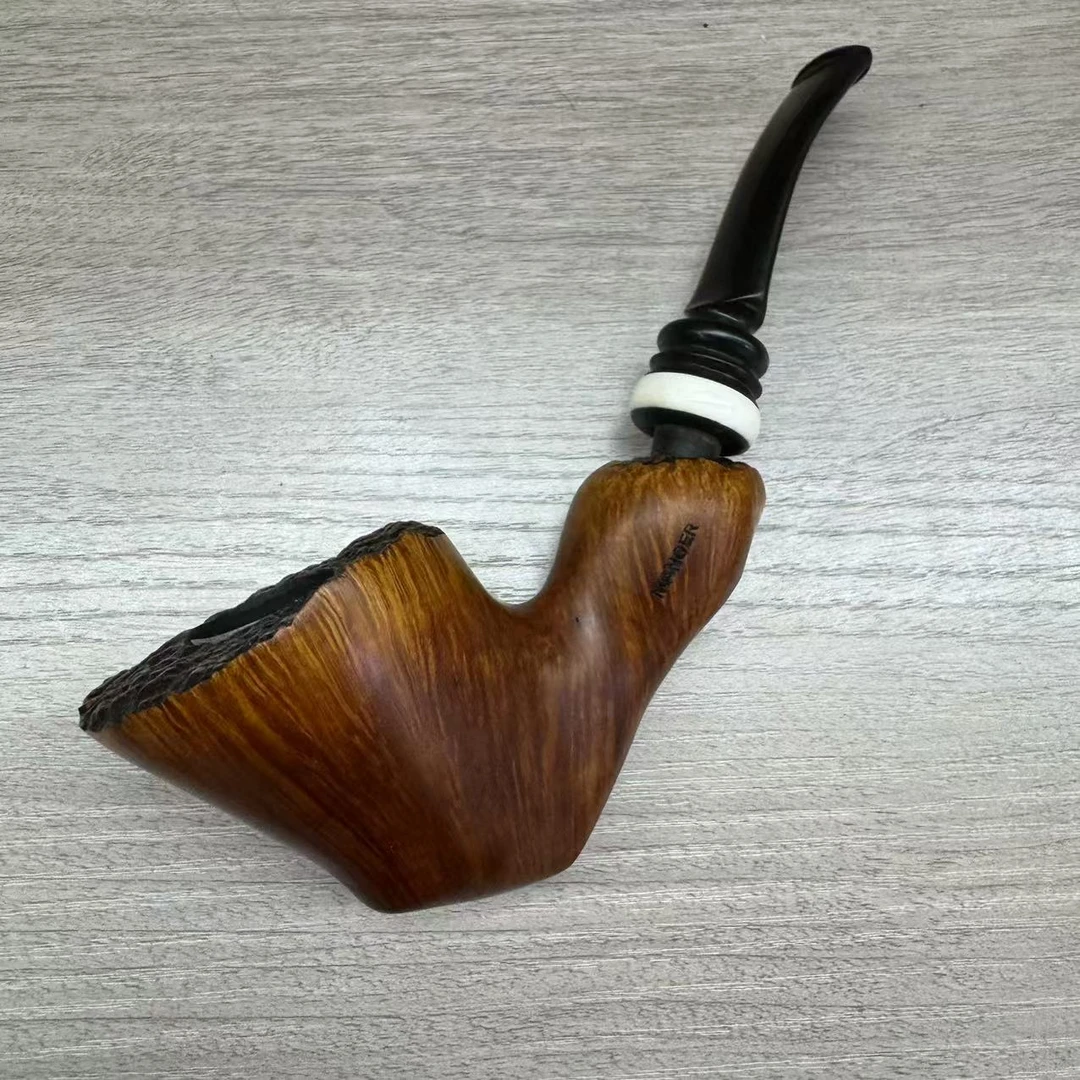 老英伦曼格自由式烟斗老斗