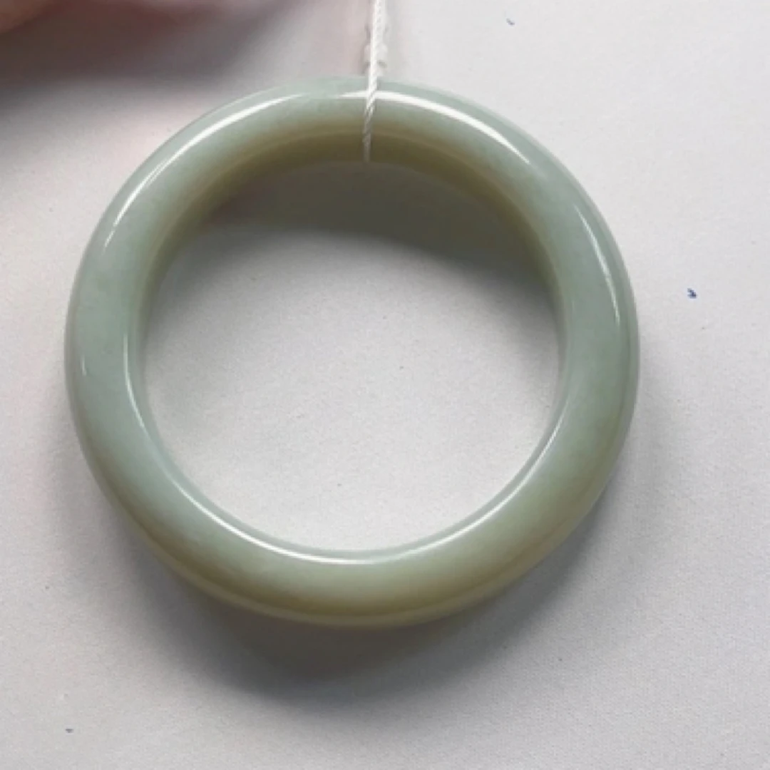 【和田玉且末手镯】颜色高级亮光58.6/14/10.8