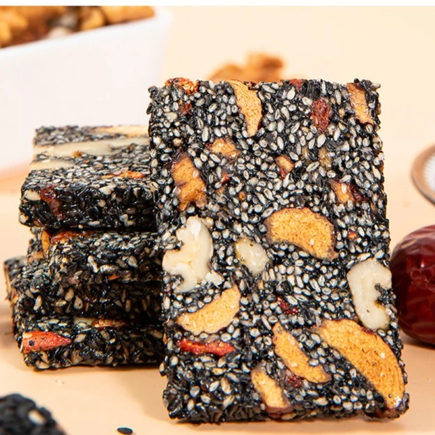 新疆西域皇后黑芝麻核桃营养糕手工黑芝麻糖酥核桃仁坚果250g包邮