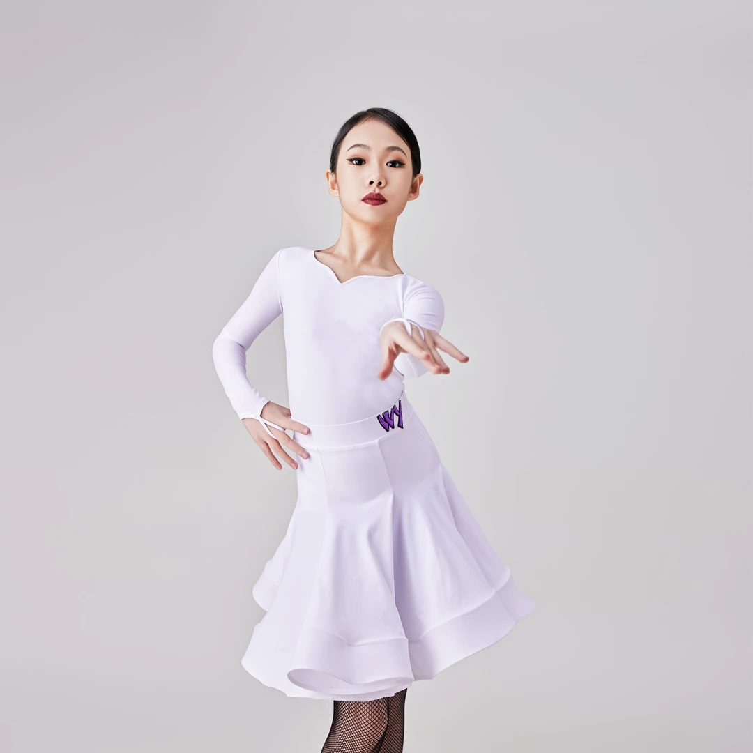 量身定制少儿拉丁舞服规定赛服标赛新规定比赛服专业拉丁花服