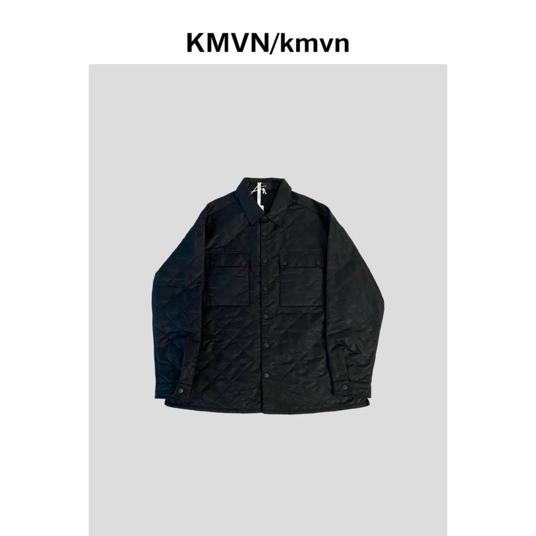 kmvn/kmvn【黑格】秋季新款复古设计师款长袖夹克外套